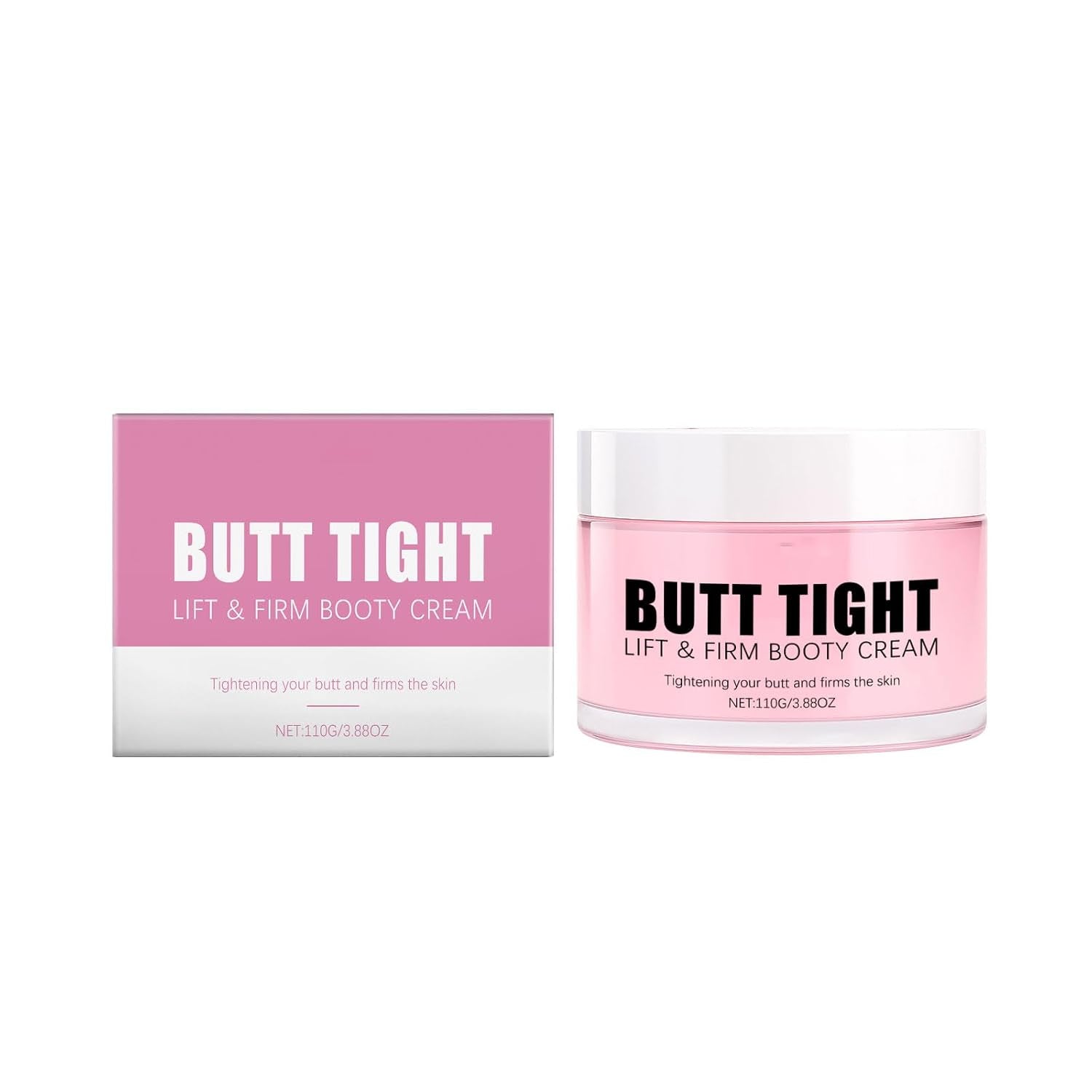 Butt Tight Lift Cream, Cellulite Cream, Firm and Smooth Booty Skin, Tighten the Leg Skin, Reduce Loose and Crepey, Bum Mask for Booty, Thighs, Belly & Arms 3.38 Fl Oz